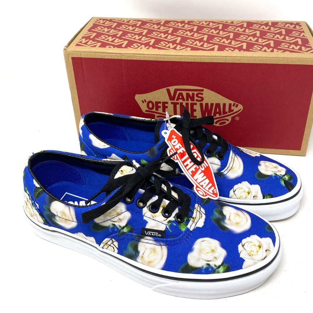 VANS Shoes Women's Era Romantic Floral Lapis Canvas Casual SB Size VN0A38FRVP9 - Picture 6 of 11